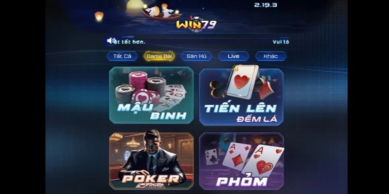 Game bài Win79 ứng dụng công nghệ 3D hiện đại, ấn tượng